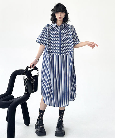 Stripe Round Dress